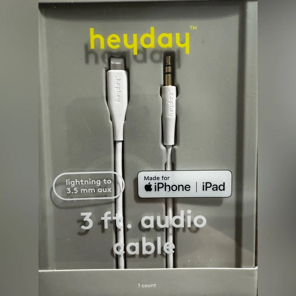 Heyday Lightning to 3.5mm Aux Audio Cable